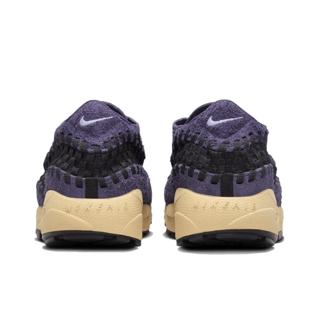 Nike Air Footscape Woven Dark Raisin Damesneakers Lilla Svart Kokosmelk FZ2615-500