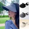 Fashion UV Protection Sun Protection Hat Foldable Breathable Sun Hats Seamless Integrated Empty Top Hat Outdoor