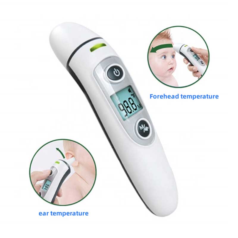 Easy to Use 2 in 1 Mode 1 Second Fast Result Fsa Hsa Eligible No-touch Accurate Baby Thermometer with Fever Alarm for Adult Kids