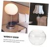 Cabilock Lantern Shade, Spherical Glass Pendant Light Shade, Transparent Light Cover, E26, Ceiling Light, Hanging Light, Bedroom, LED Compatible, No I
