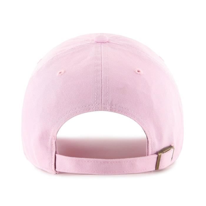 Casquette - 47 BRAND - CLEAN UP LA Dodgers - Ajustable - 100% coton - Petal pink