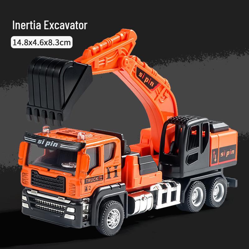 Forklift Toy Car for Kids (Ages 3-6) - Pull-Back Engineering Vehicle for Early Education