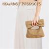 Chic Bowknot Straw Handbag for Women Summer Stylish Design Woven Clutches Cute Purse Suitable for Daily Use Party Holiday Travel