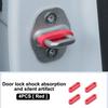 4PCS Universal Car Door Shock Absorber Soundproof Deadener Anti-Vibration Buffer Pad Cushion Vehicle Door Shock Absorber Buckle