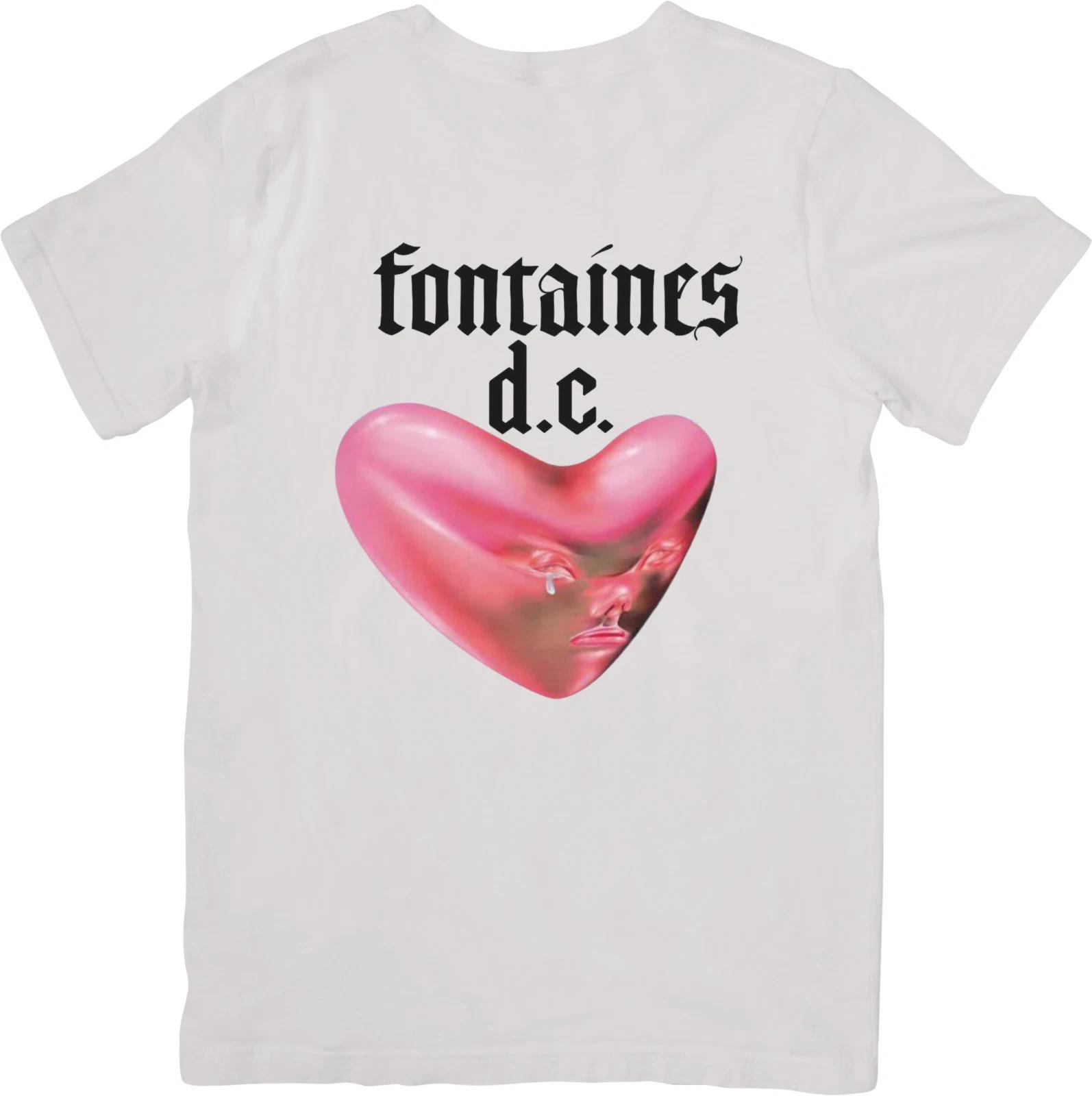 

Fountains DC Music Fit for Men & Women Quality Cotton T-Shirt White. S