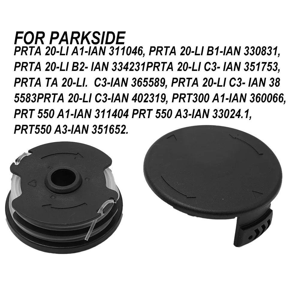 Spule & Schnur + Abdeckung Für PRTA 20-Li 300 550 50 Akku-Rasentrimmer Rasenmäher Garten Elektrowerkzeug Zubehör Ersatz
