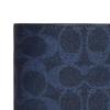 COACH ogo Print Coated Canvas Wallet Men's Blue blue