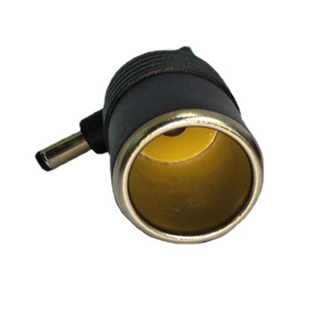 12V Lighter Socket Black Cables Adapters Sockets DC5521 Connector