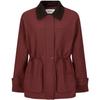 Jiu Zi Anna Kou Barn Style Lapel Waist Trench Coat