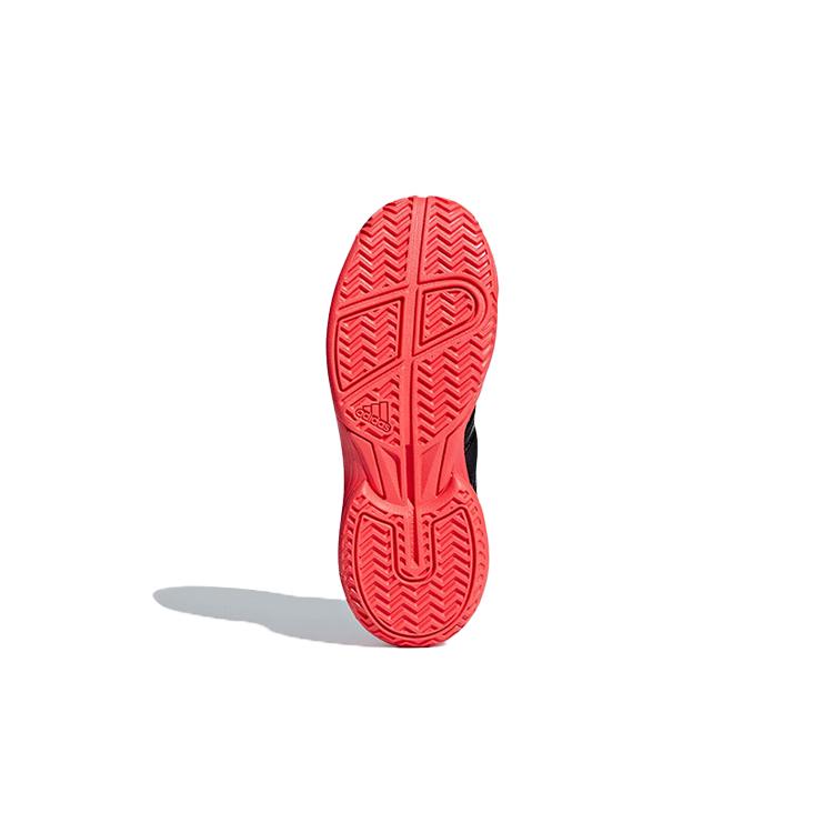 Adidas Wucht Slip Resistant Cushioning Abrasion Resistant Low top Kids' Running Shoes Black Red Teenagers F36572
