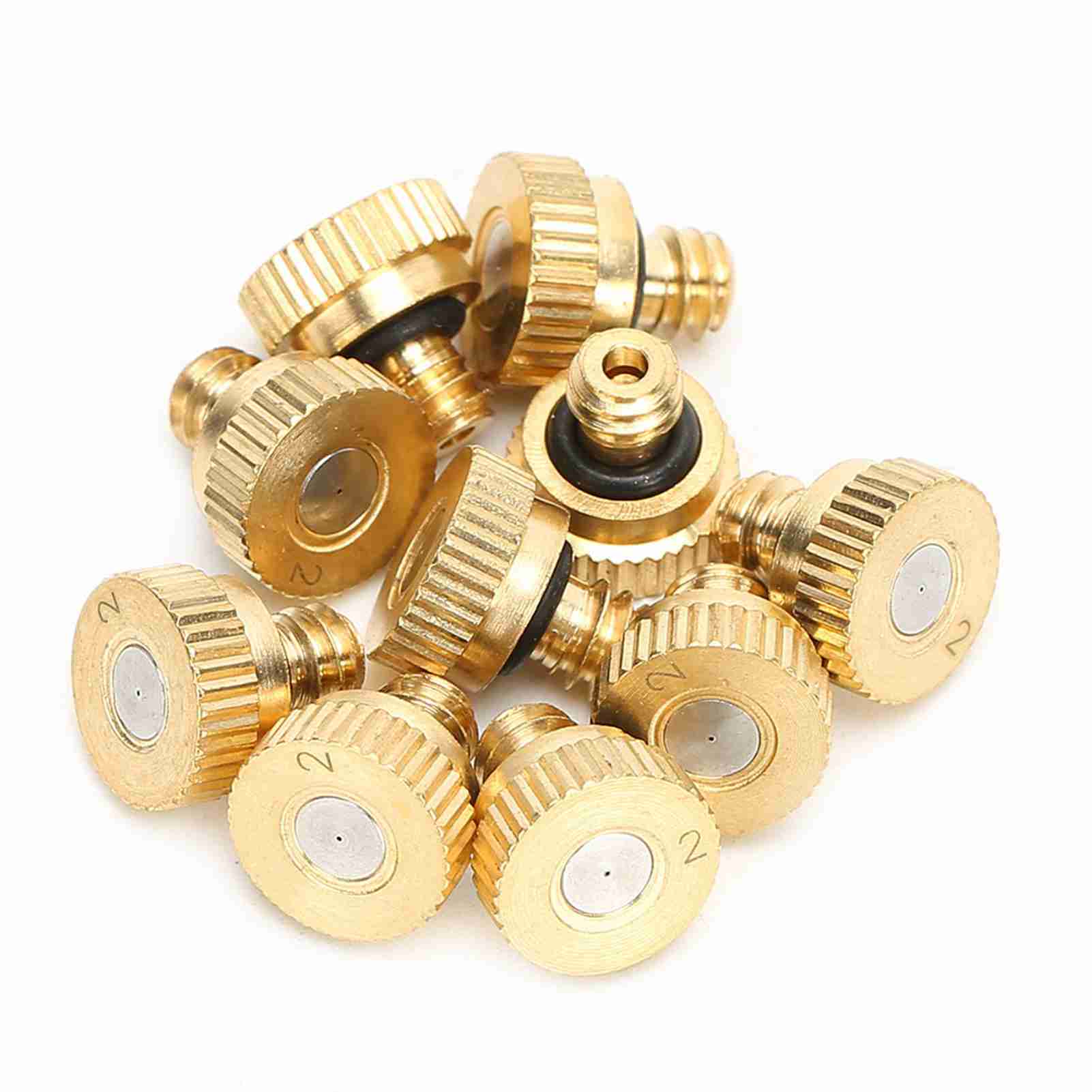

10Pcs 0.2mm Tap Water Low Pressure Atomizing Sprayer Nozzle Misting Cooling Spraying Nozzles