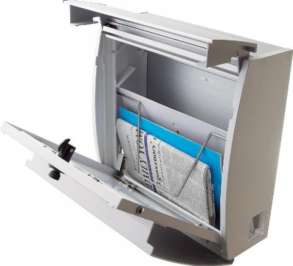 Panasonic Hinweisschild Facesus FF Rundtyp Aluminium Haarlinie CTCR2200S Briefkasten/Briefkasten