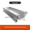 Stainless Steel Water and Feed Trough for Piglets and Fattening Pigs - Durable, Free-Feeding & Drinking Trough