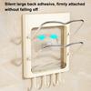 Storage Rack with Drip Tray for Pot Lids Cutting Boards Wall-mounted No Drilling Required Strong Adhesive Rack for Kitchen Organize