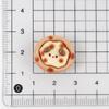 10/100PC Resin Egg Tart DIY 3D Fake Food Miniatures Figurine Craft Flatback Dollhouse Decoration Scrapbook Keychain  Accessories