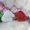 Silicone Molds Resin Trays Moulds Christmas Hat Shape Silicone Plates Moulds Silicone Texture Crafting Moulds for Craft