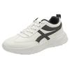 Autumn and winter large size 46 new foreign trade leather surface light shock absorption casual men's shoes versatile sports soft sole running shoes