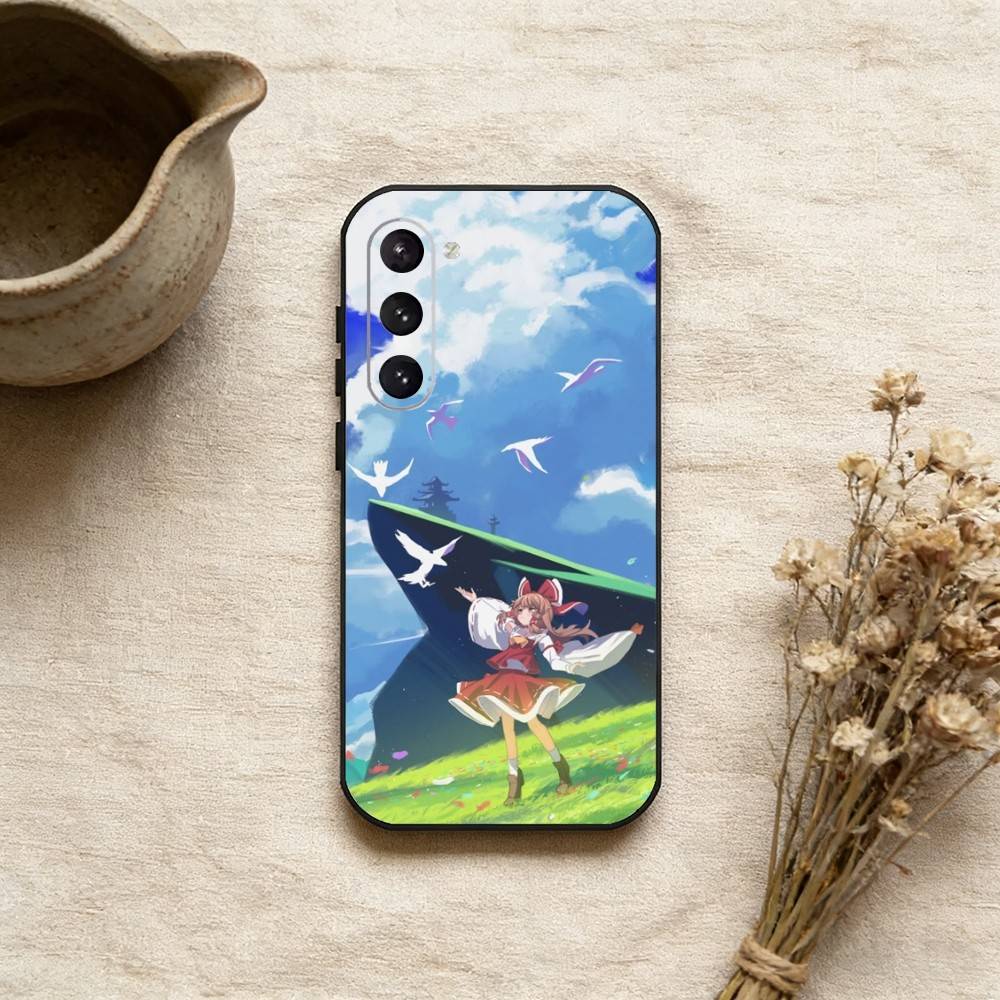 

Чехол для телефона Touhou Project для Samsung Galaxy A73, 21, 22, 32, 71, 53, 52, 51, 80, 5G, Мягкий Черный Чехол Samsung a53 5g