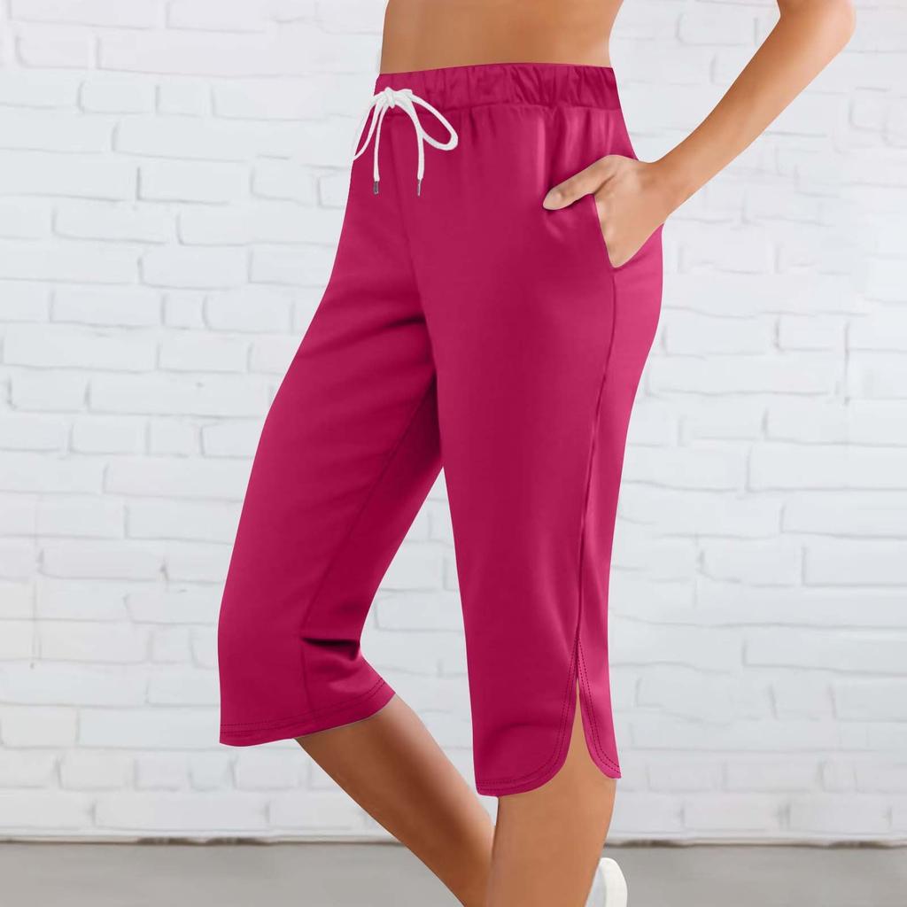 Women's Fashionable And Comfortable Yoga Pants: Slim-Fit, Mid-, 7/8 Length