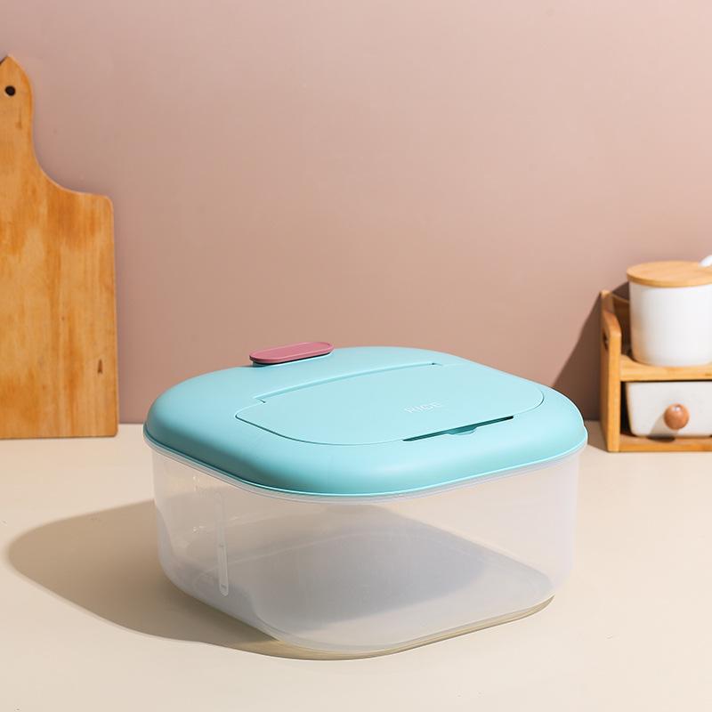 

Влагонепроницаемое и насекомозащищенное ведро для хранения 20 катти риса и корма для домашних животных, большой вместимости, пищевого класса.