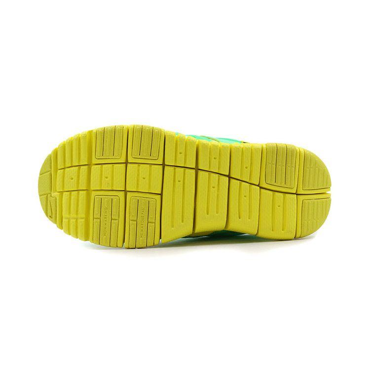Nike Dynamo Free Low Top Non-Slip Shock Absorbing Kids Casual Shoes Kids sneaker Green Yellow 343738-306