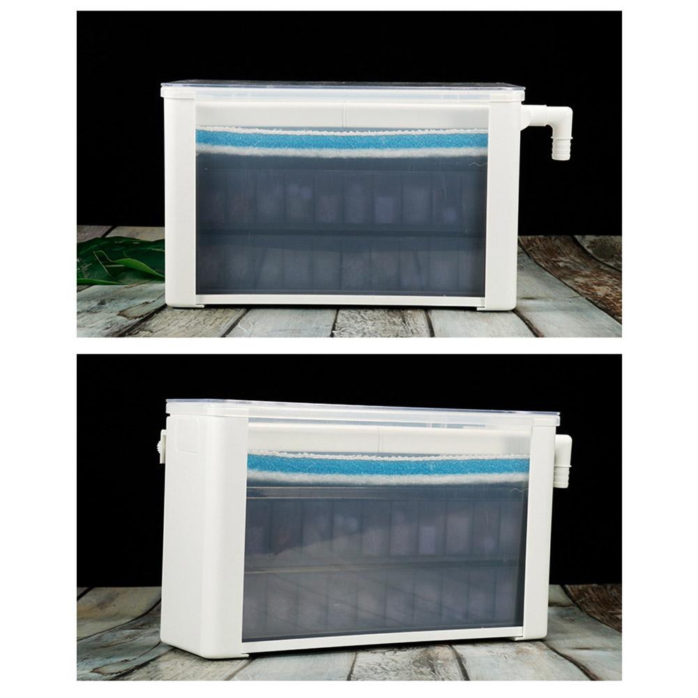 3-in-1 Filter Box Turtle Upper Filter Low Water Level Water Purifier Circulation Filter For Aquarium Fish Tank