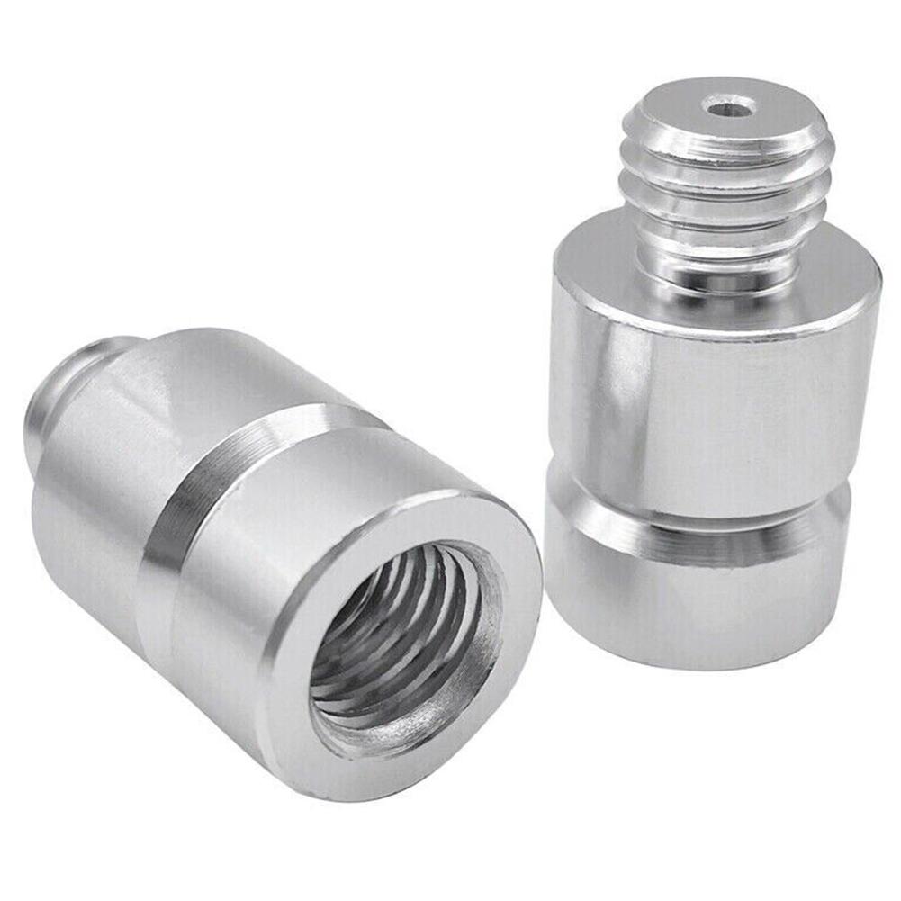 2Pack Aluminum GPS GNSS Adapter 5/8 Inch Male To Female Thread Suitable for Use with GPS Total Station and Survey Rods