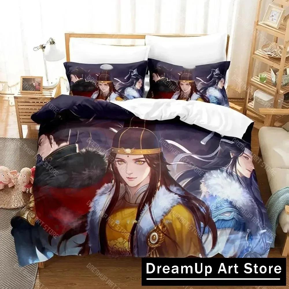 New Mo Dao Zu Shi The Grandmaster Of Demonic Cultivation Bedding Set Anime Three-Piece Set Adult Kid Bedroom Duvet Cover Sets