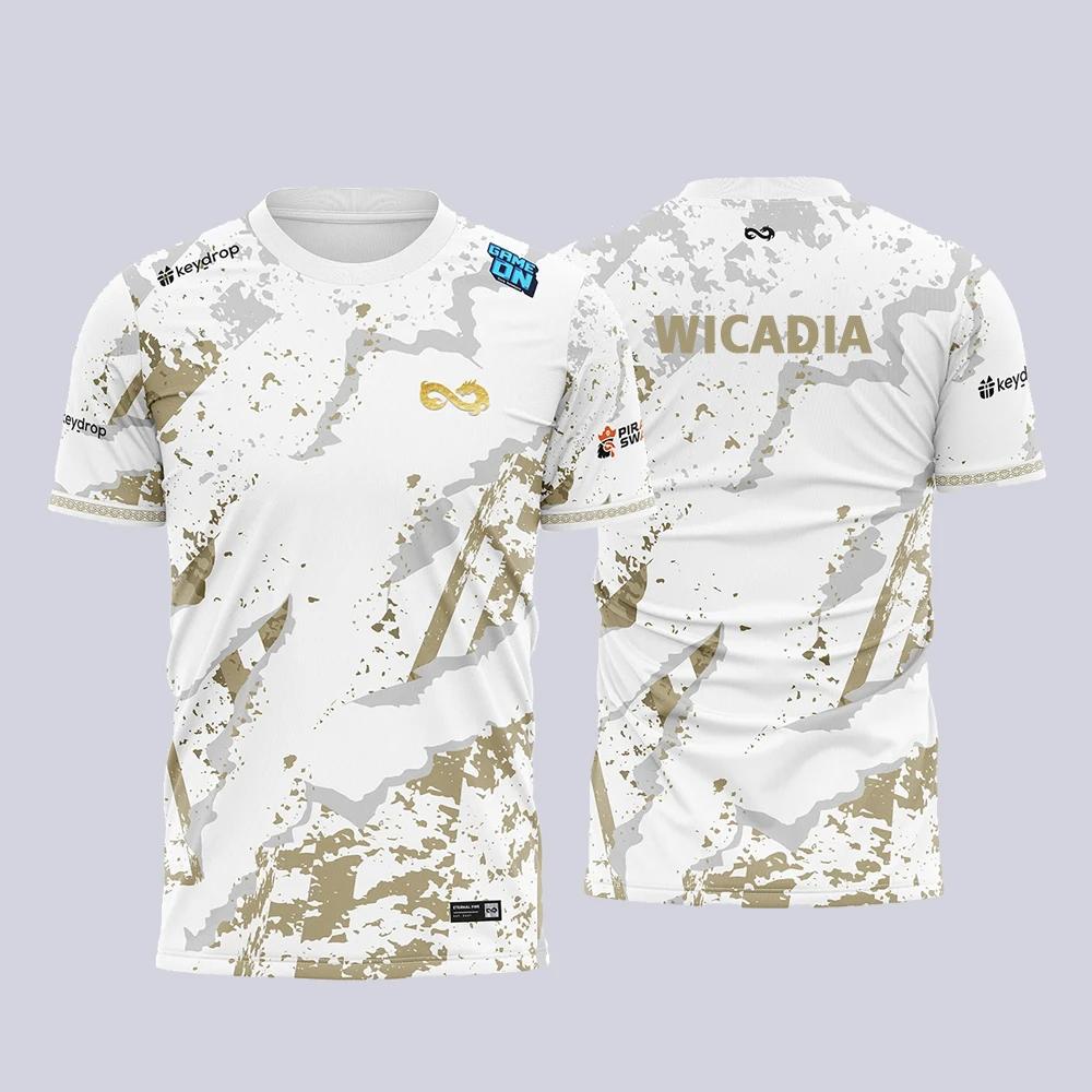 CSGO Esports Tým Eternal Fire 2025 Nové Dresy CS2 Major Herní Tréninkové Soupravy Unisex Street Oversized Top Grafická Trička