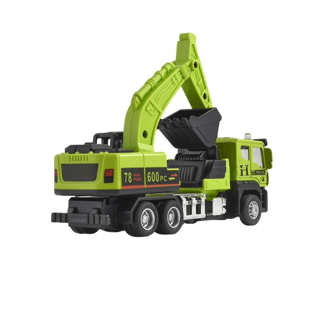 Simulation Alloy Excavator Children's Excavator Engineering Vehicle Toy Boy Baby Bulldozer Toy Car