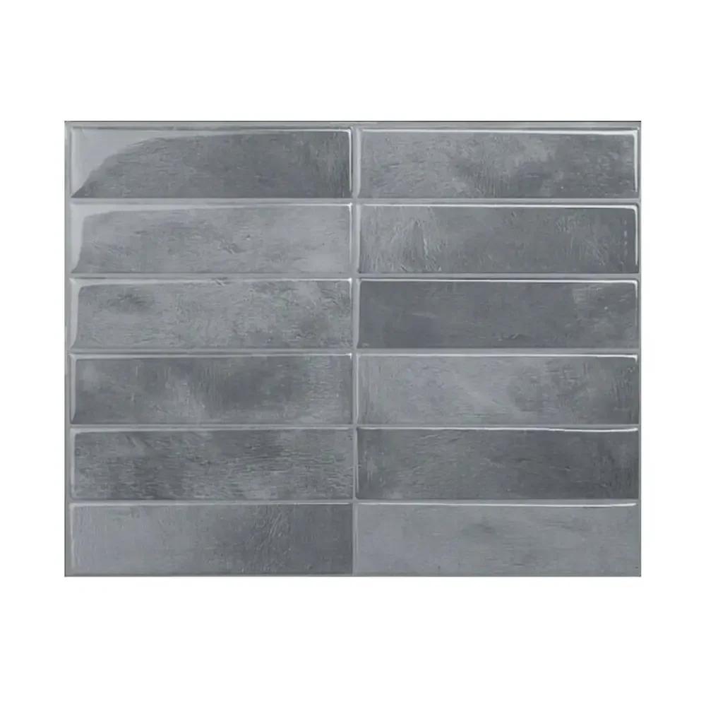 Adesivi Murali Piastrelle Autoadesivi Impermeabili Decalcomania Murale Oil-proof Anti-sporco Resistente all'Umidità Resistente al Calore Adesivo per Fornelli