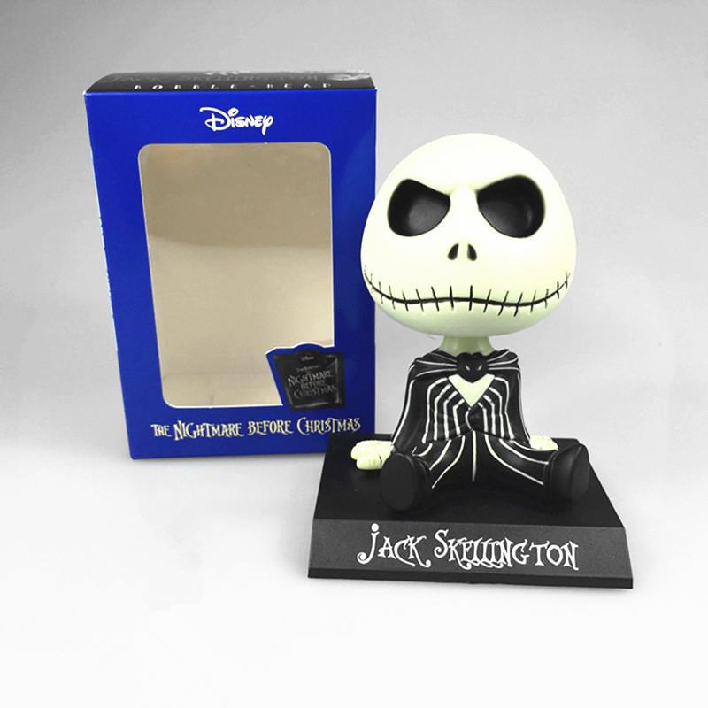 Jack Skellington Car Dashboard Figurine Stylish And Playful Christmas Decor 11cm