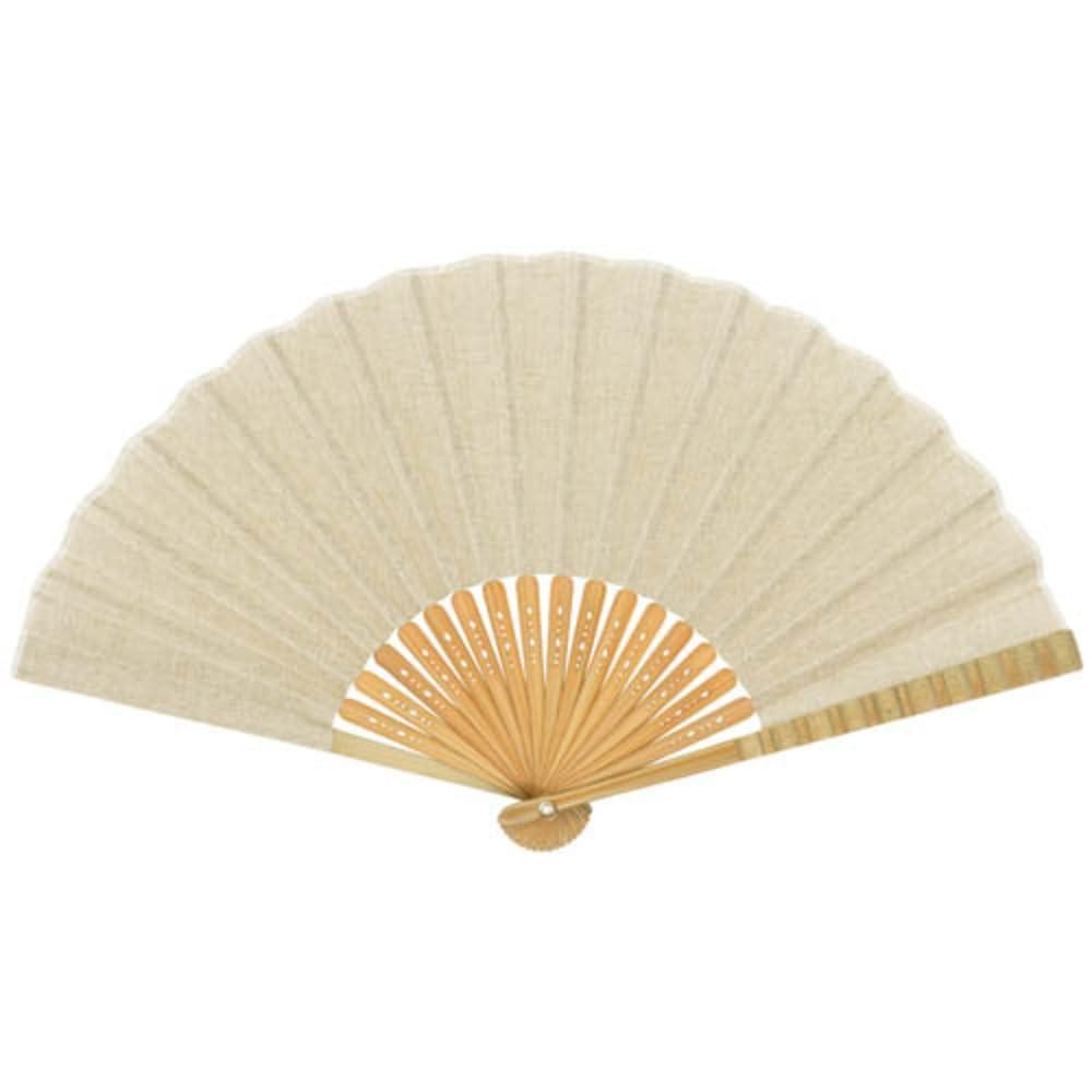 Ripple Ken Onishi Hemp Fan 23cm Fan Cool Japanese Pattern Summer Kinari 23cm Approx. S24-AM01