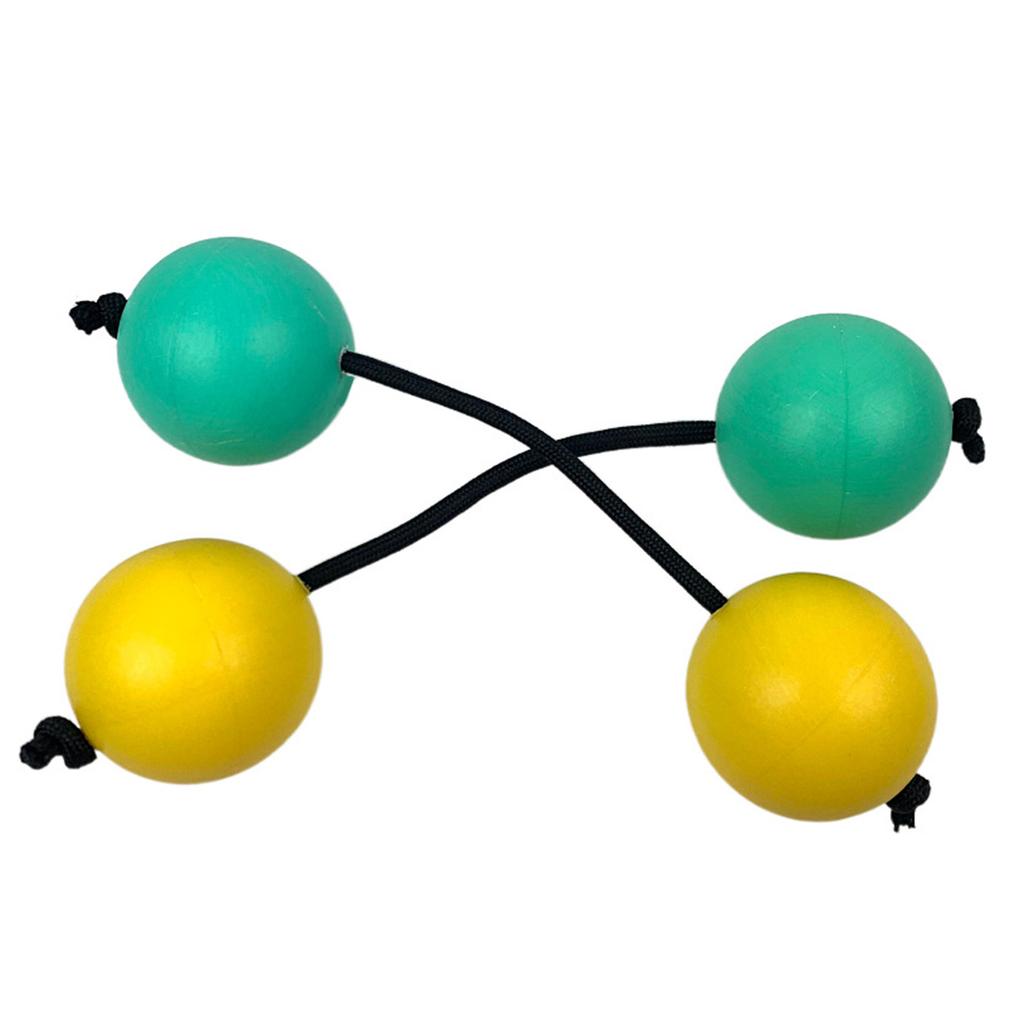 2pcs Portable Rhythm Sand Ball Percussion Instrument Fingertip Drum Ball Double Gourd Percussion African Shaker Rattle