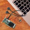 SlimSAS 8X To 2*U.2 NVMe Adapter SFF-8654 74pin To 2*SFF-8639 68pin Cable SlimSAS Data Line