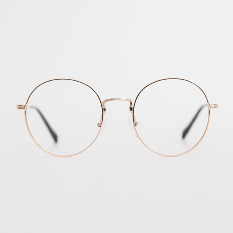SBKA Pini-C03 Gold-Rimmed Glasses (Blue Light Blocking)