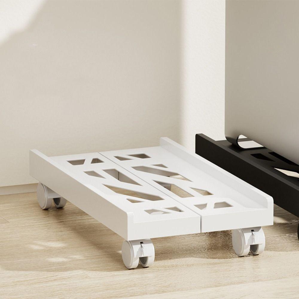 Adjustable Computer Host Bracket Telescopic Mobile Base Bracket Chassis Tray  Desktop Household