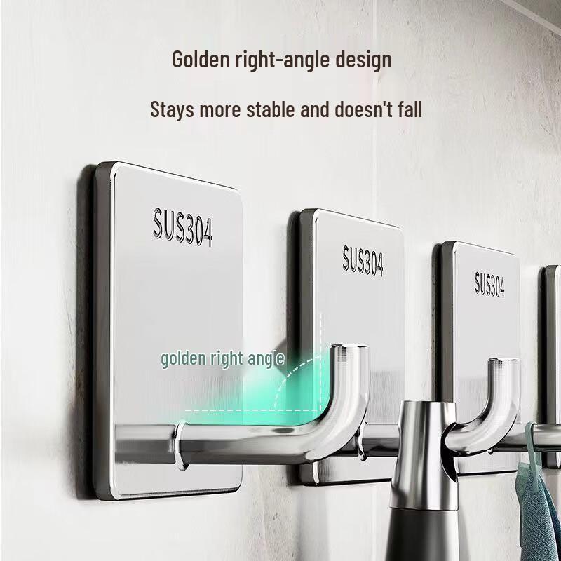 304 Stainless Steel Adhesive Hooks