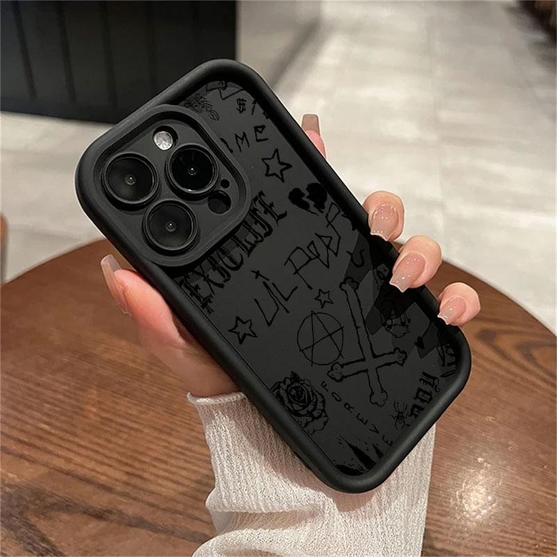 Lil Peep Hell Boy Rapper Phone Case for iPhone 16 Case iPhone 15 14 13 12 Mini 11 Pro Max 16 Plus XS 15Pro Shockproof Back Cover