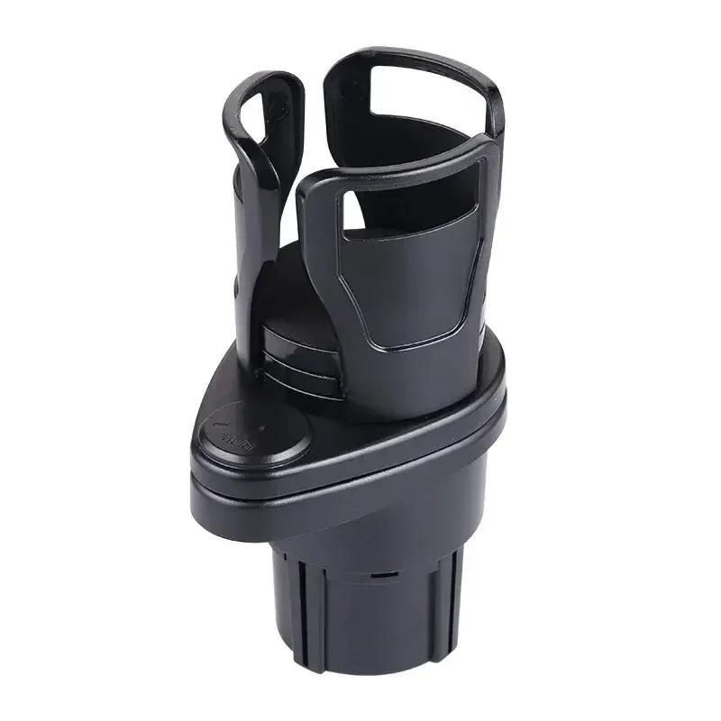360° Rotating Multifunctional Car Cup Holder with Adjustable Base – Secure Drink & Gear Organizer