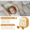 Children's Cute Digital Alarm Clock with Night Light Plush Toast Light Without Ticking for Children's Room,Bedroom, Snooze Function, USB Rechargeable