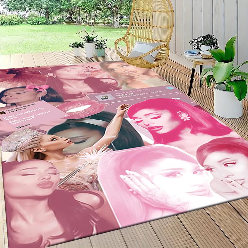 Pink Aesthetic Collage Carpet Rug Soft Washable Antislip Home Living Room Sofa Mats Personalized Christmas Rug