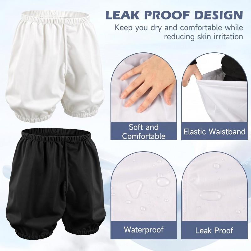 Reusable Adult Incontinence Boxer Briefs Leak-Proof Washable Underwear Men Comfort Fit All Season