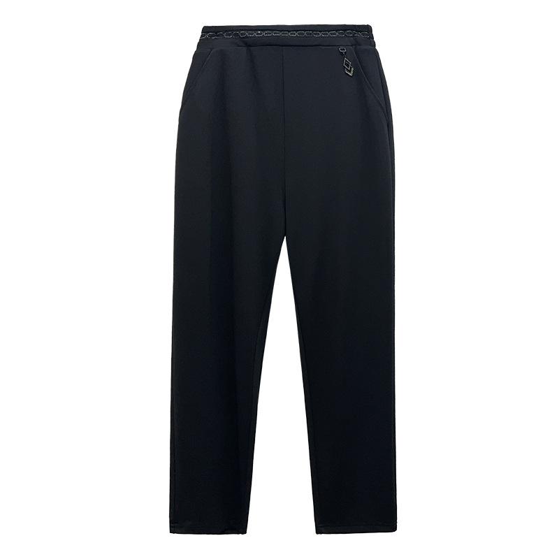 Loose-fitting Large-sized Women's Pants with Tight and Loose Waists and Straight-leg Small-leg Pants Are Slimming and Casual