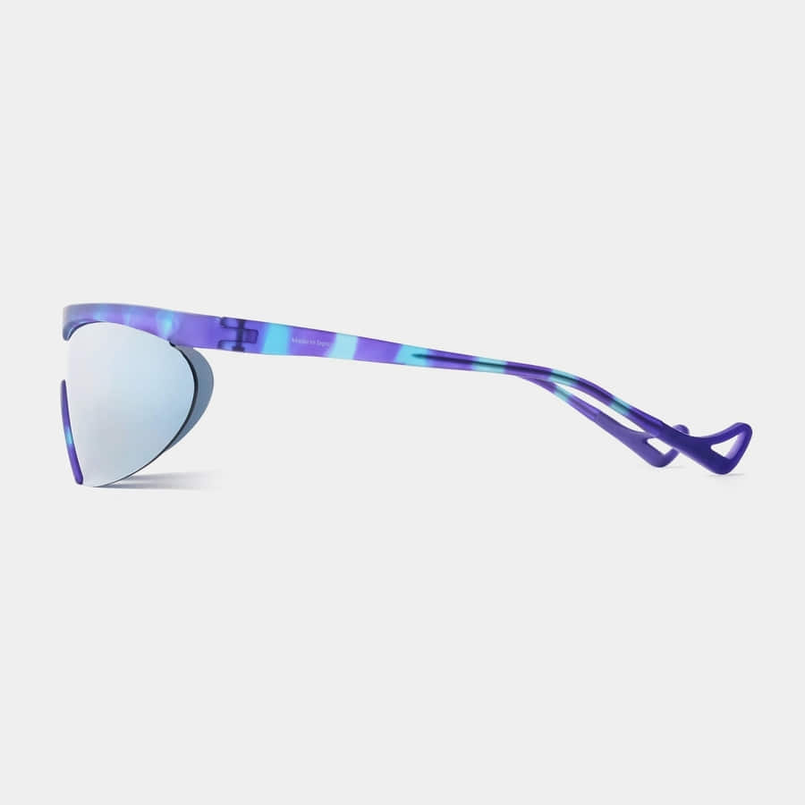 Diseuteuligteubijeon Koharu Eclipse Violet Tortoise/D+ Biue Siiver Flash Mirror