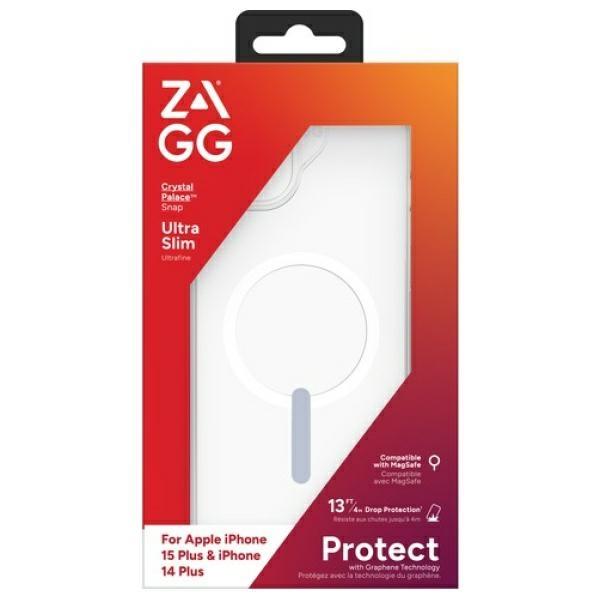 Etui Zagg Crystal Palace Snap Do Iphone  14 Plus / 15 Plus Przezroczysty/Clear