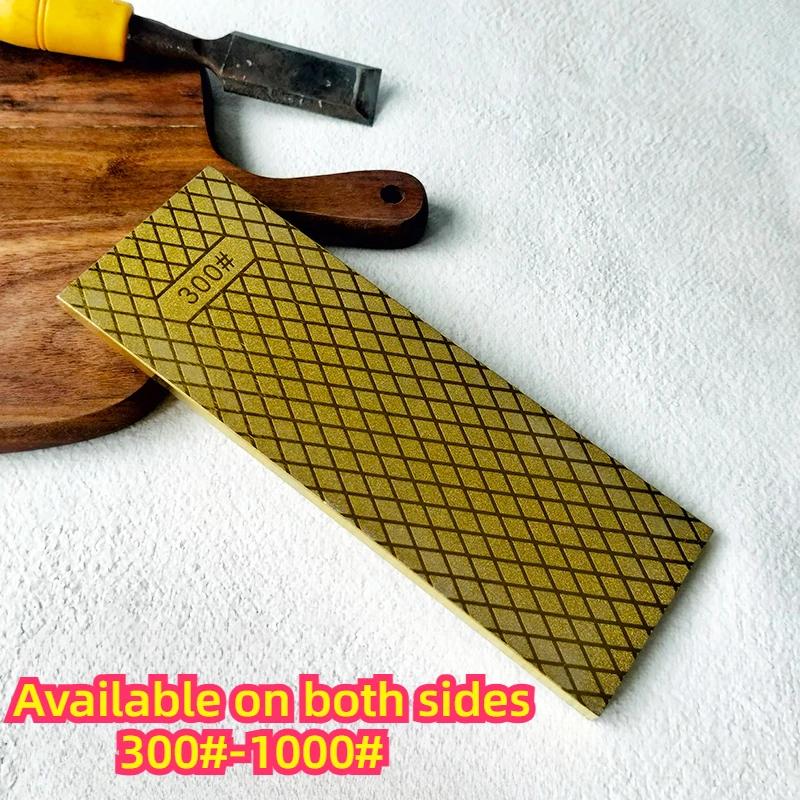 Diamond Sharpening Stone, Whetstone Sharpener, Woodworking, Abrasives, Double Sided, Knife Tool,200#/600 #, 300#/1000 #