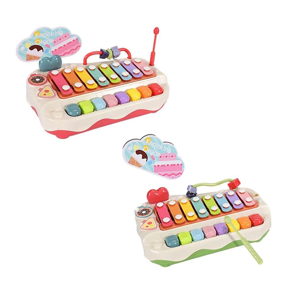 Plastics 8-note Knock Piano Toys Hand Knock Music Play Educational Games  Kindergartens Toddlers