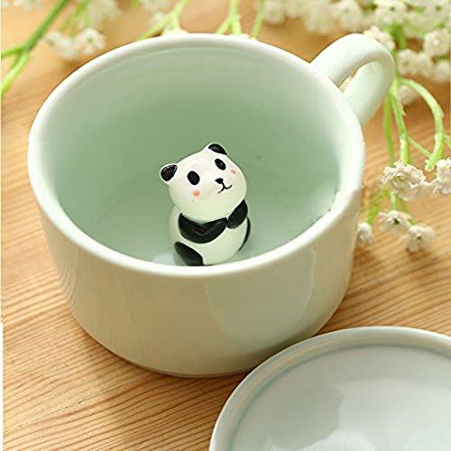 Coffee Milk Tea Ceramic Mug - 3D Animal Morning Cup with Panda, Best Gift for Morning Drink, Wedding, Birthday, Father's Day, Big Nose Deer