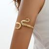 Elegant Arm Bracelet Vintage Coiled Snake Upper Arm Cuff Bracelet Girlfriend Gifts Upper Armband Female Arm Decoration